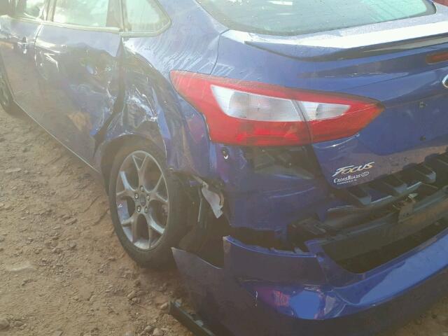 1FADP3F22EL402993 - 2014 FORD FOCUS SE BLUE photo 9