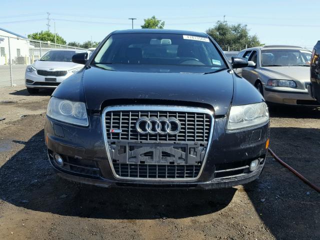 WAUAH74F48N119329 - 2008 AUDI A6 3.2 BLACK photo 9