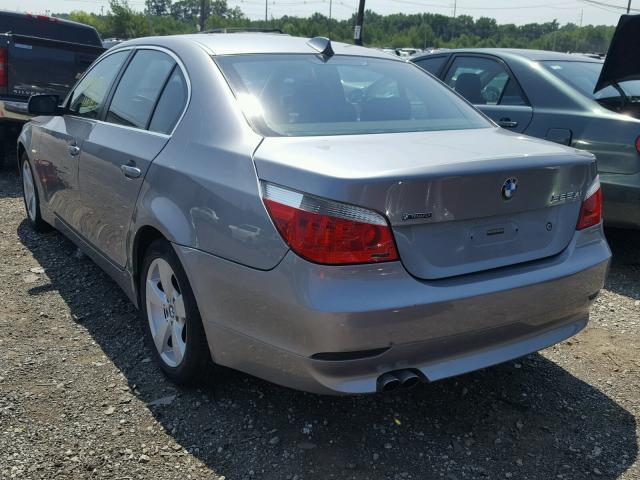 WBANF33507CS40457 - 2007 BMW 525 XI GRAY photo 3