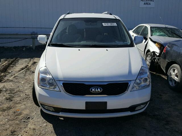 KNDMG4C79E6545485 - 2014 KIA SEDONA WHITE photo 9