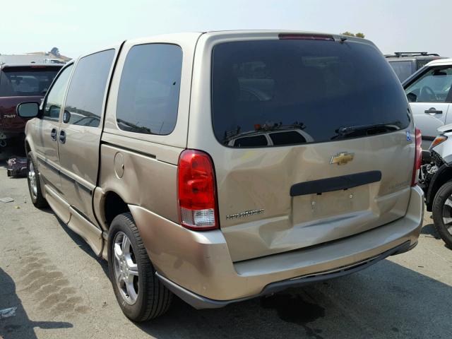 1GBDV13L36D213321 - 2006 CHEVROLET UPLANDER I GOLD photo 3