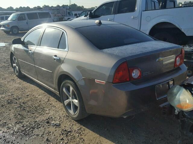 1G1ZC5E06CF298004 - 2012 CHEVROLET MALIBU 1LT ნაცრისფერი ფოტო 3