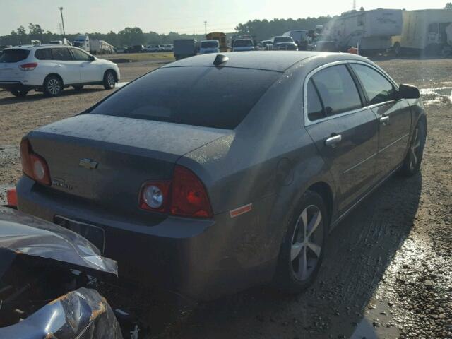1G1ZC5E06CF298004 - 2012 CHEVROLET MALIBU 1LT ნაცრისფერი ფოტო 4