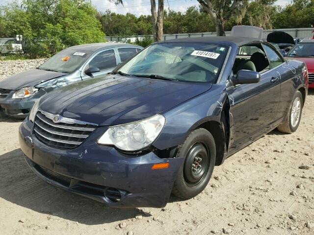 1C3LC55R08N679294 - 2008 CHRYSLER SEBRING TO BLUE photo 2