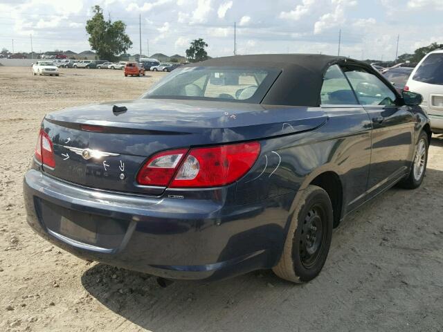 1C3LC55R08N679294 - 2008 CHRYSLER SEBRING TO BLUE photo 4