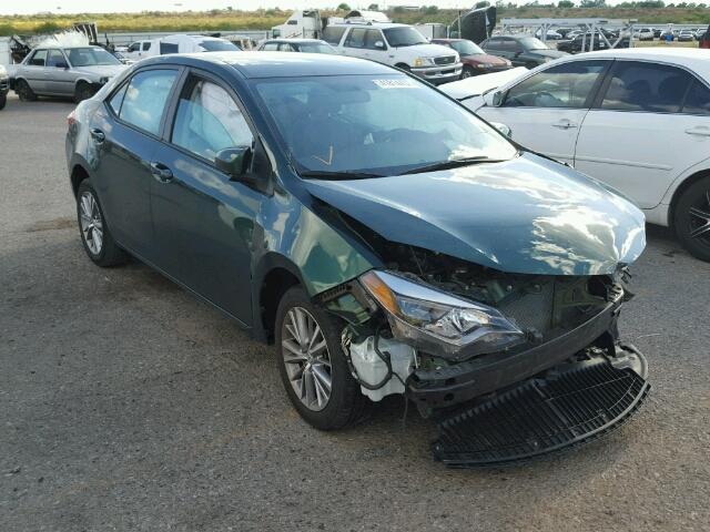 5YFBURHE0FP235157 - 2015 TOYOTA COROLLA L GREEN photo 1