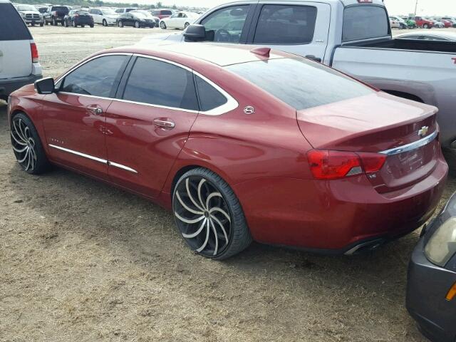 2G1165S38F9116674 - 2015 CHEVROLET IMPALA RED photo 3