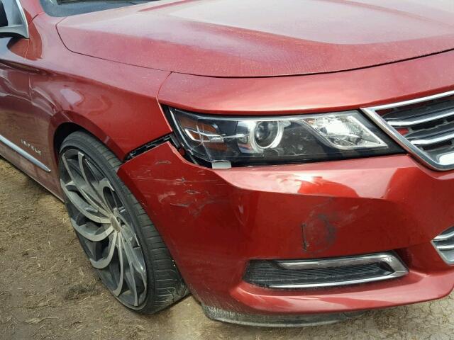 2G1165S38F9116674 - 2015 CHEVROLET IMPALA RED photo 9