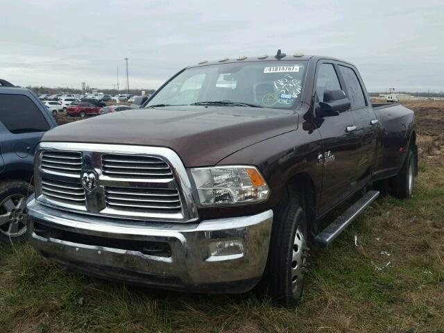 3C63RRHL9EG216171 - 2014 RAM 3500 SLT BROWN photo 2