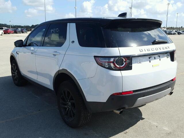 SALCR2BG1HH667142 - 2017 LAND ROVER DISCOVERY WHITE photo 3