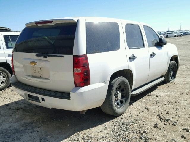 1GNLC2E0XBR325625 - 2011 CHEVROLET TAHOE POLI WHITE photo 4