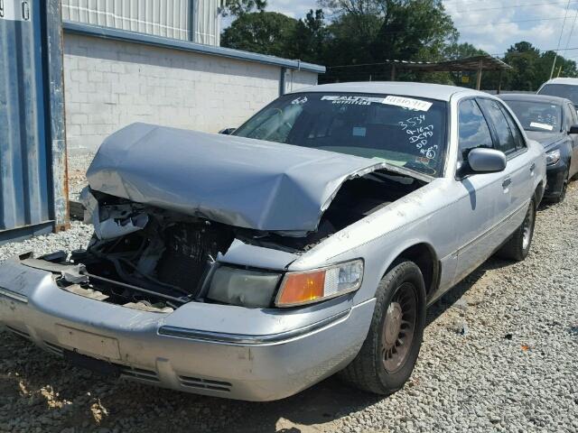 2MEFM75W6YX607228 - 2000 MERCURY GRAND MARQ GRAY photo 2