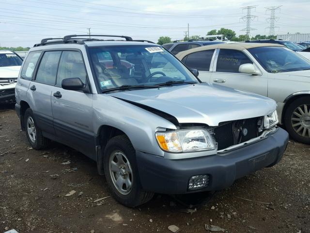 JF1SF63572H719225 - 2002 SUBARU FORESTER L SILVER photo 1