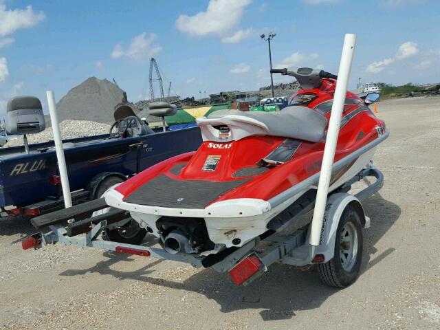 YAMA4330D505 - 2005 YAMAHA BOAT RED photo 4