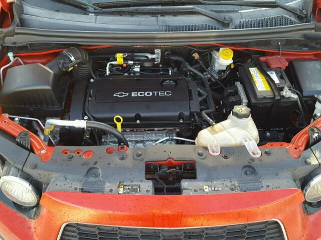 1G1JA6SHXC4115024 - 2012 CHEVROLET SONIC LS 红色 照片 7