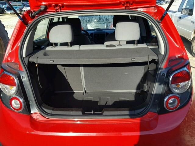 1G1JA6SHXC4115024 - 2012 CHEVROLET SONIC LS 红色 照片 9