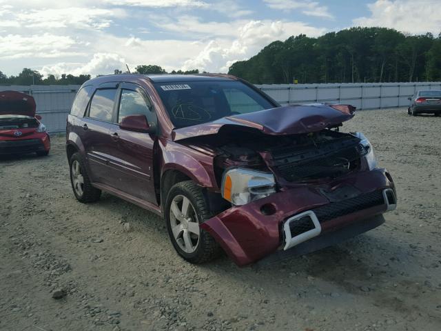 2CNDL737086045383 - 2008 CHEVROLET EQUINOX SP MAROON photo 1