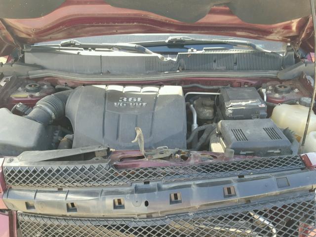 2CNDL737086045383 - 2008 CHEVROLET EQUINOX SP MAROON photo 7