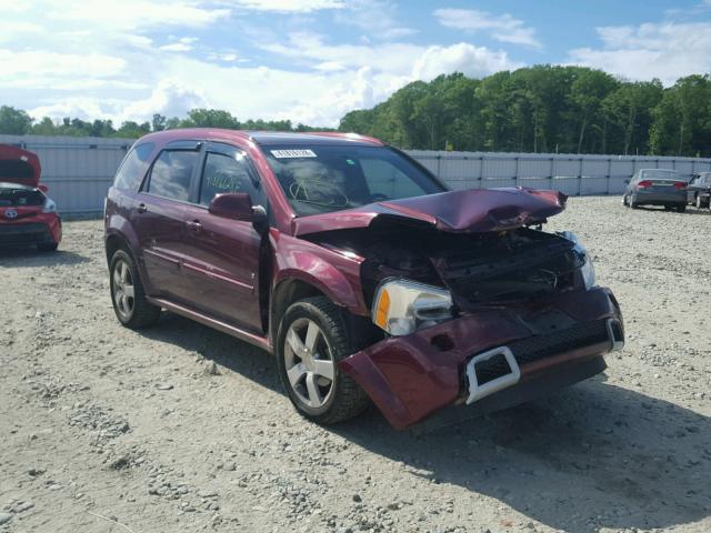 2CNDL737086045383 - 2008 CHEVROLET EQUINOX SP MAROON photo 9