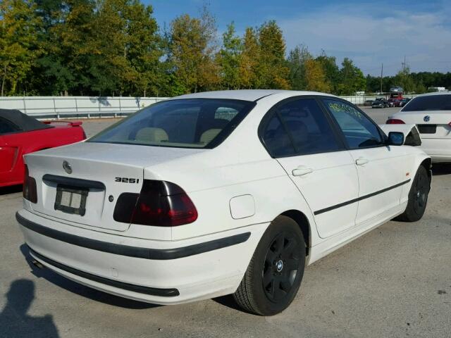 WBAAV33411FU88778 - 2001 BMW 325 WHITE photo 4