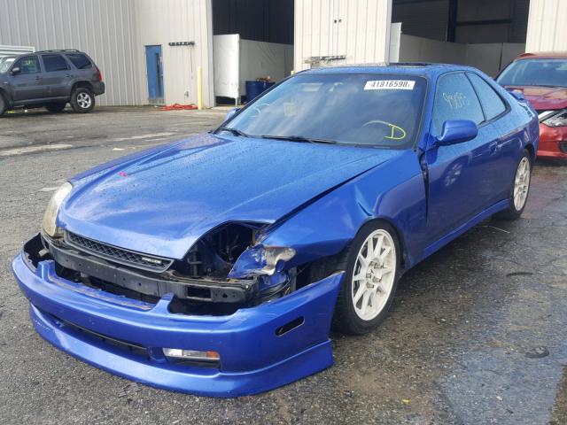 JHMBB61421C007215 - 2001 HONDA PRELUDE BLUE photo 2