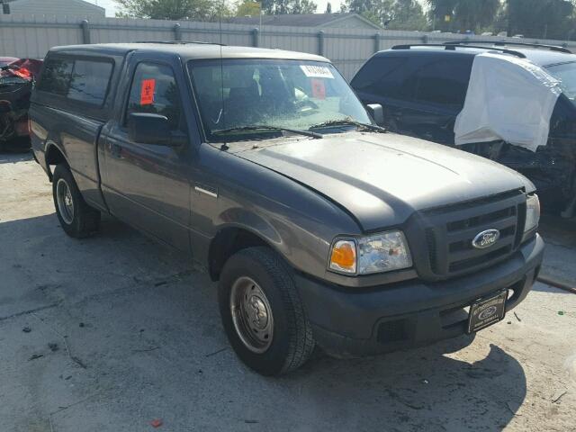 1FTYR10D96PA84613 - 2006 FORD RANGER GRAY photo 1