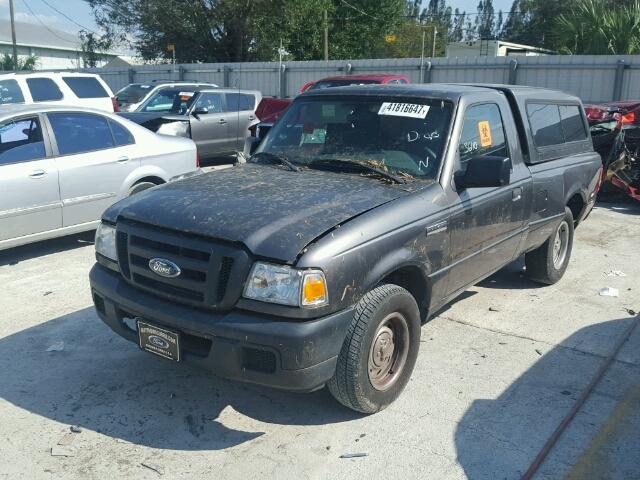 1FTYR10D96PA84613 - 2006 FORD RANGER GRAY photo 2