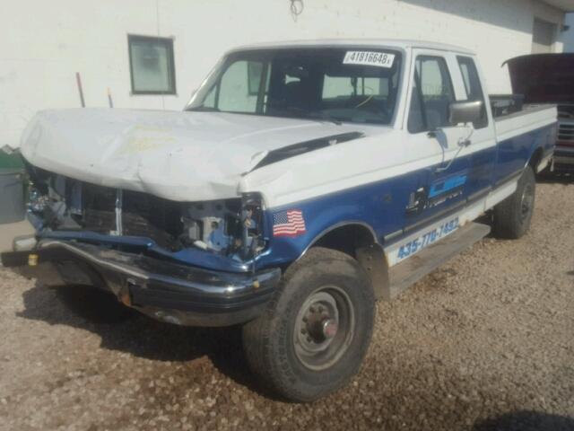 1FTHX26M7NKB17140 - 1992 FORD F250 TWO TONE photo 2