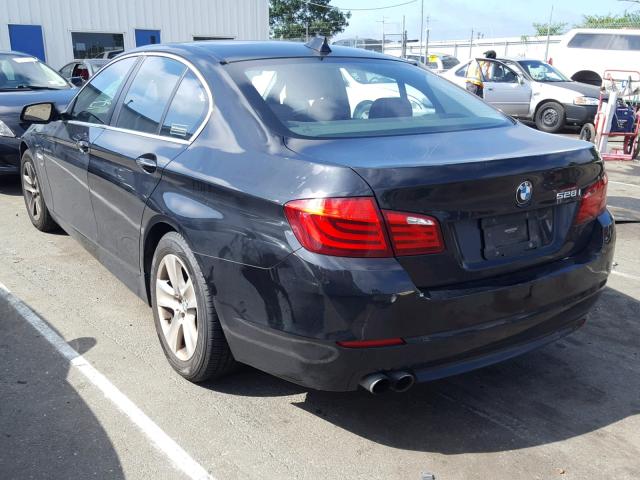 WBAXH5C50CDW02029 - 2012 BMW 528 XI BLACK photo 3