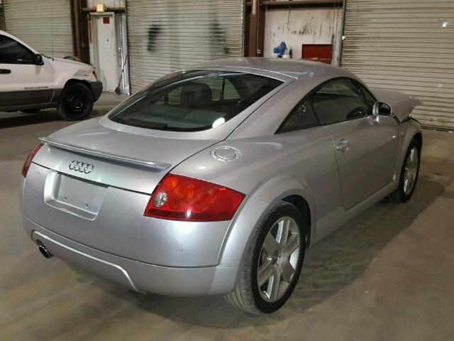 TRUSC28N841003844 - 2004 AUDI TT SILVER photo 4