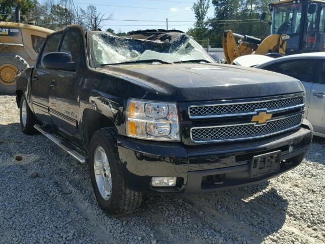 3GCPKTE78CG171465 - 2012 CHEVROLET SILVERADO BLACK photo 1