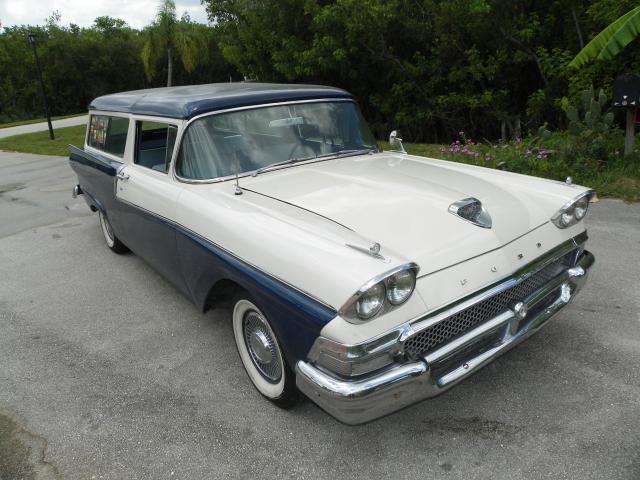 A8RR130421 - 1958 FORD RANCHWAGON BLUE photo 1