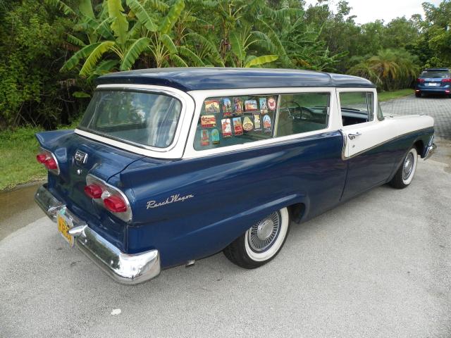 A8RR130421 - 1958 FORD RANCHWAGON BLUE photo 4