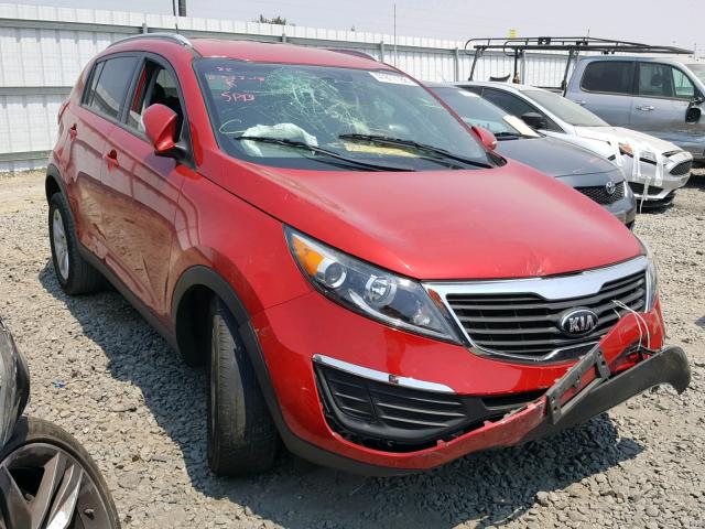 KNDPB3A24D7501335 - 2013 KIA SPORTAGE B RED photo 1