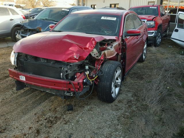 1FAHP2KTXBG114475 - 2011 FORD TAURUS RED photo 2