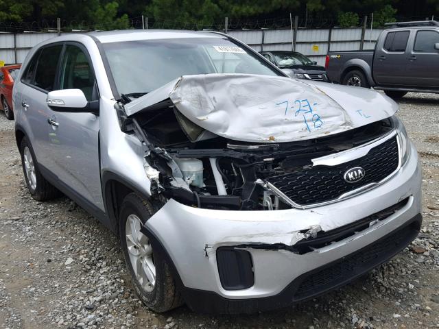 5XYKT3A69FG610373 - 2015 KIA SORENTO LX SILVER photo 1