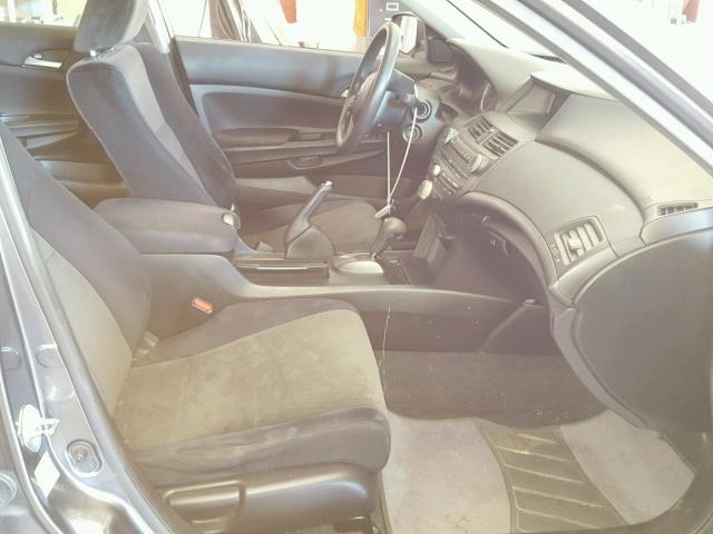 JHMCP26378C038100 - 2008 HONDA ACCORD LX CHARCOAL photo 5