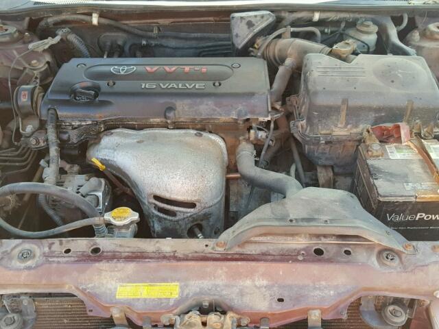 4T1BE30K92U588579 - 2002 TOYOTA CAMRY LE RED photo 7