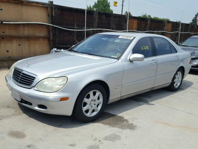 WDBNG70J51A152160 - 2001 MERCEDES-BENZ S 430 SILVER photo 2