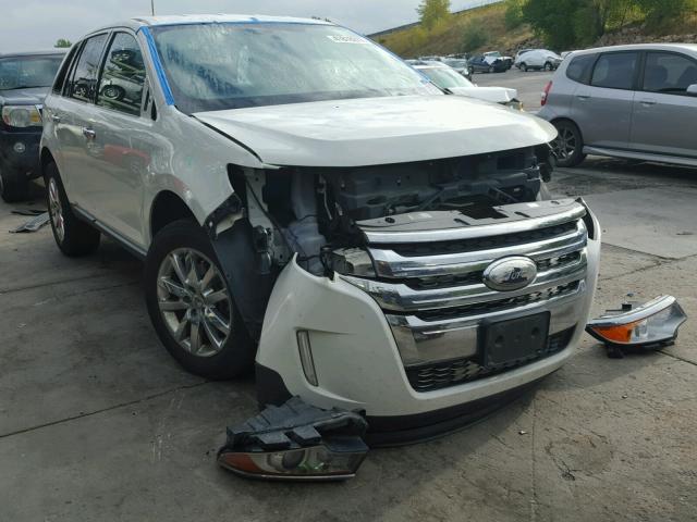 2FMDK4JC3BBB38799 - 2011 FORD EDGE SEL WHITE photo 1