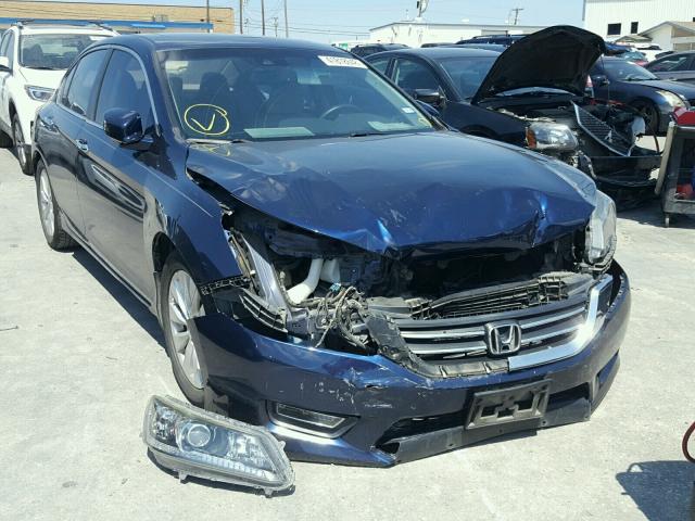 1HGCR2F80DA043945 - 2013 HONDA ACCORD EXL BLUE photo 1