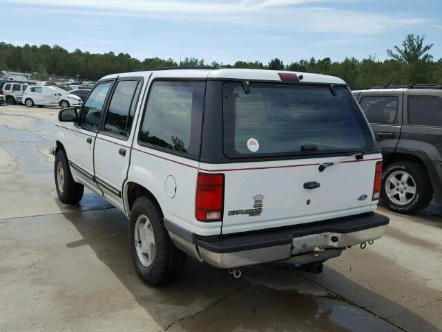 1FMDU34X3NUD03493 - 1992 FORD EXPLORER WHITE photo 3