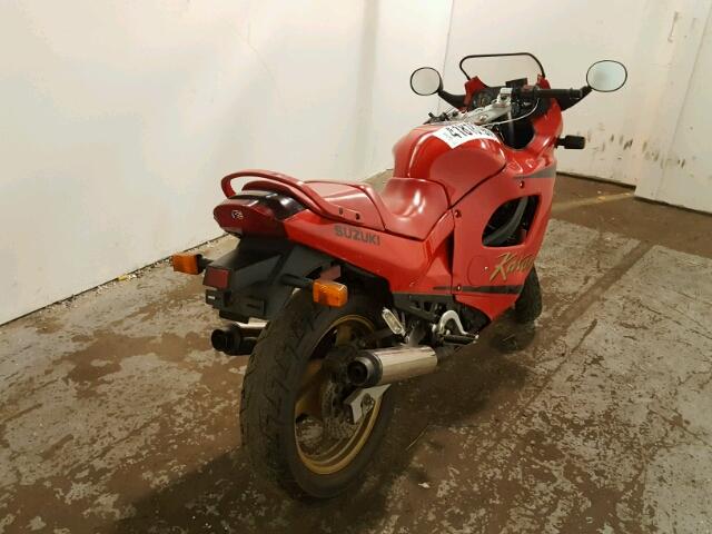 JS1GN72A4L2100376 - 1990 SUZUKI GSX600 F RED photo 4