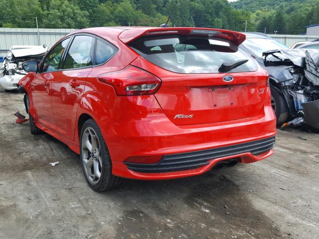 1FADP3L97GL261892 - 2016 FORD FOCUS ST RED photo 3
