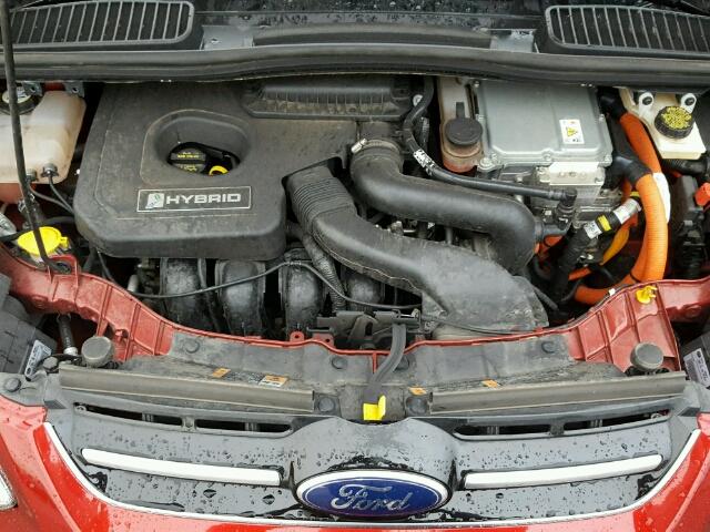 1FADP5AUXDL526609 - 2013 FORD C-MAX RED photo 7