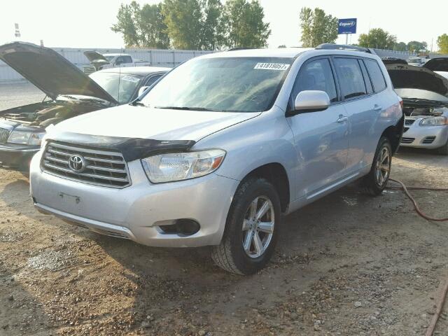 JTEES41A982081946 - 2008 TOYOTA HIGHLANDER SILVER photo 2