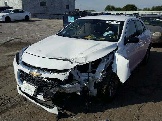 1G11B5SL3EF145744 - 2014 CHEVROLET MALIBU LS WHITE photo 2