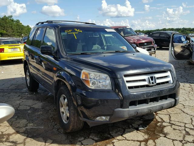 5FNYF28328B012367 - 2008 HONDA PILOT SE BLACK photo 1