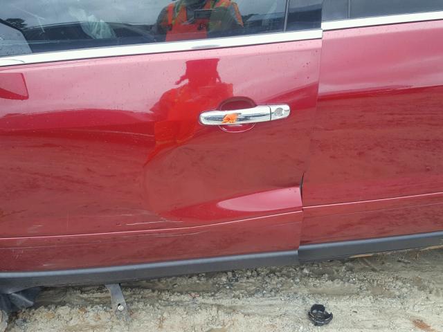 1GKKRRED2BJ120558 - 2011 GMC ACADIA SLT 勃艮第红 照片 10