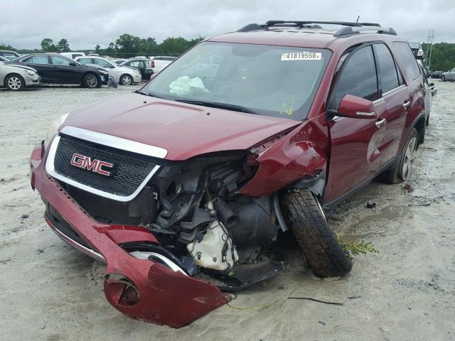 1GKKRRED2BJ120558 - 2011 GMC ACADIA SLT 勃艮第红 照片 2